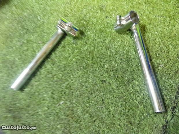 par de avances cromados guiador famel xf.17