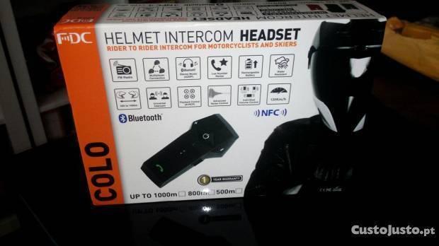 Intercomunicador Bluetooth capacetes motociclistas