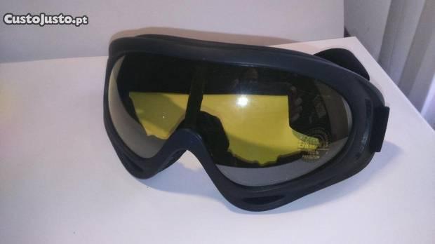 Óculos Escuros UV400 p/ Capacete Moto Scooter etc