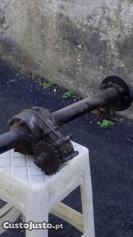 Traseira de mota carrinha reforçada