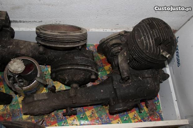 lambreta 150 LD creme e vermelha