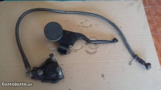 conjunto manete e pinça de travso