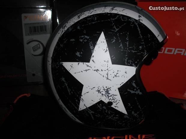 Capacete Novo Origine Sprint Rebel Star Grey T. L