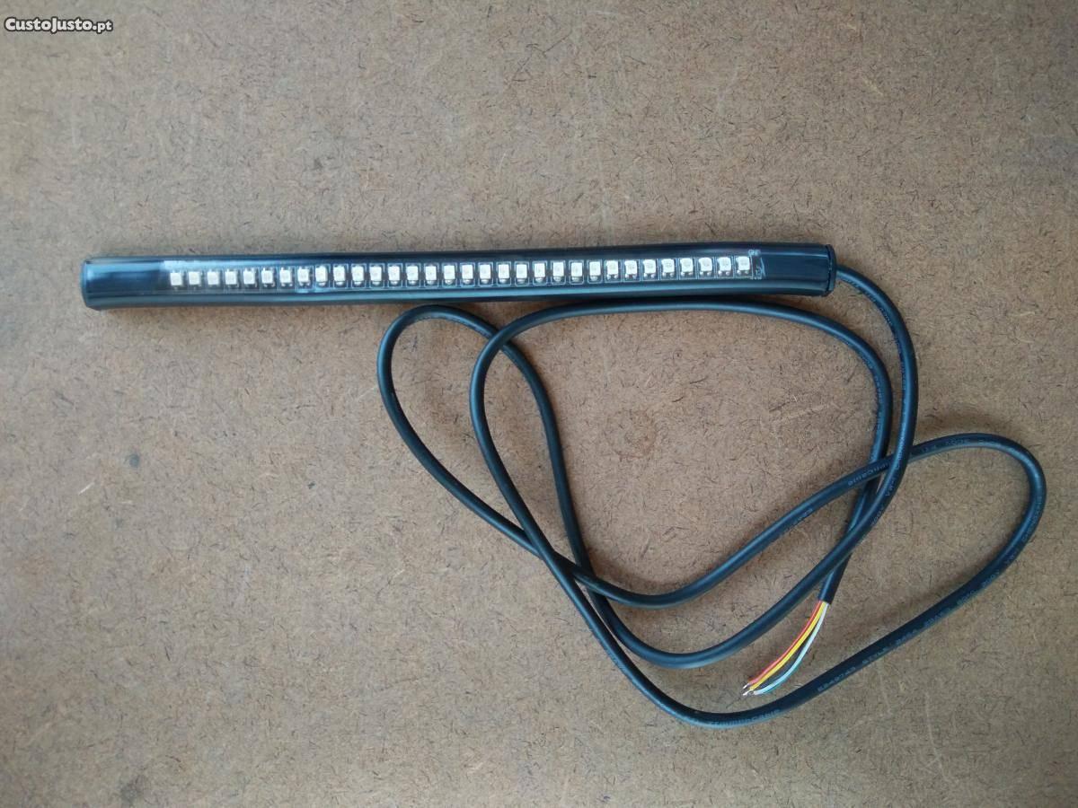 Fita LED 32 stop piscas mota cafe racer Fita LED 32 stop piscas mota cafe racer