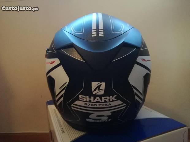 Capacete mota Shark S700 novo, pin lock e oculos