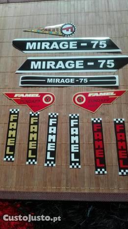 Autocolantes para motorizadas famel