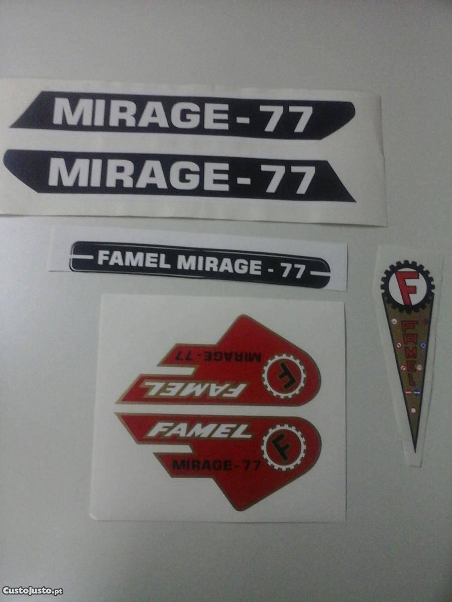 Autocolantes Famel Mirage 77