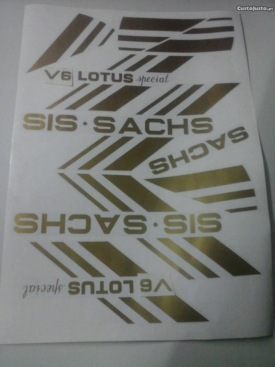 Autocolantes Sachs lotus V6 special