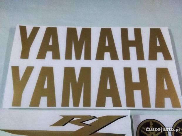 Kit Autocolantes Yamaha R1 2007 (versão dourada)