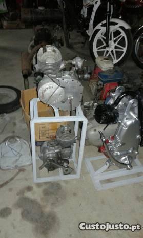 Vários modelos de motores
