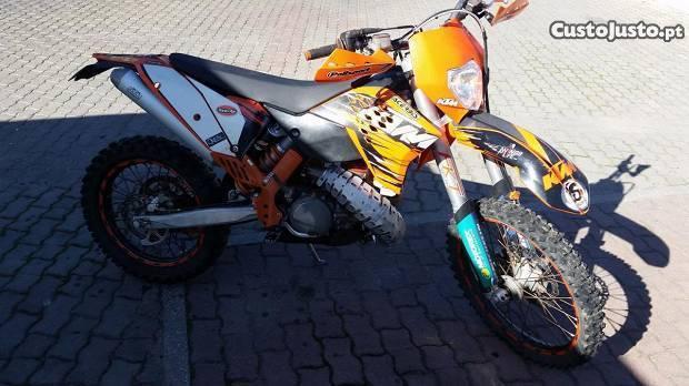 Ktm 250exc 2t 2010 com matricula