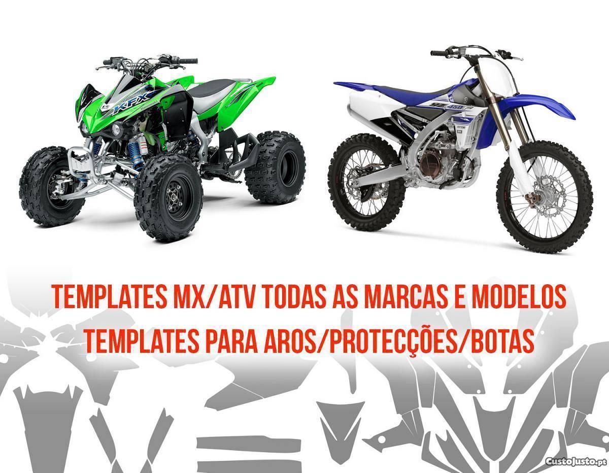 Templates vector Motocross, UTV, ATV (1:1)
