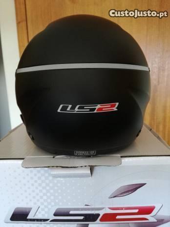 Capacete Jet LS2 Rocket 2, novo, na caixa