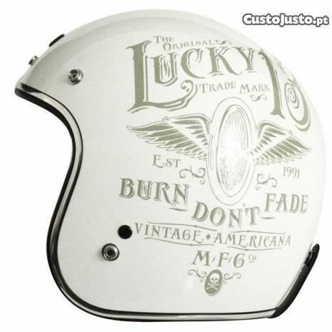 Capacete Novo Origine Primo Branco Lucky Tam. M