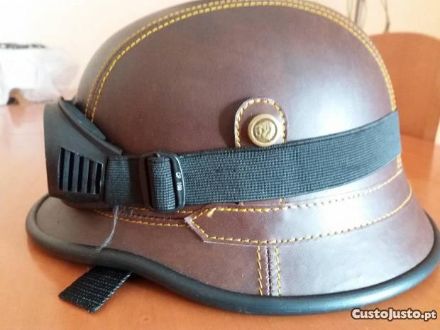 capacete jet e googles