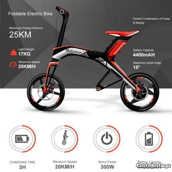 Bicicleta Eléctrica Dobrável