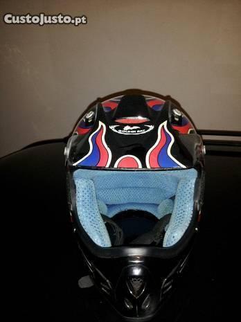 capacete de moto cross