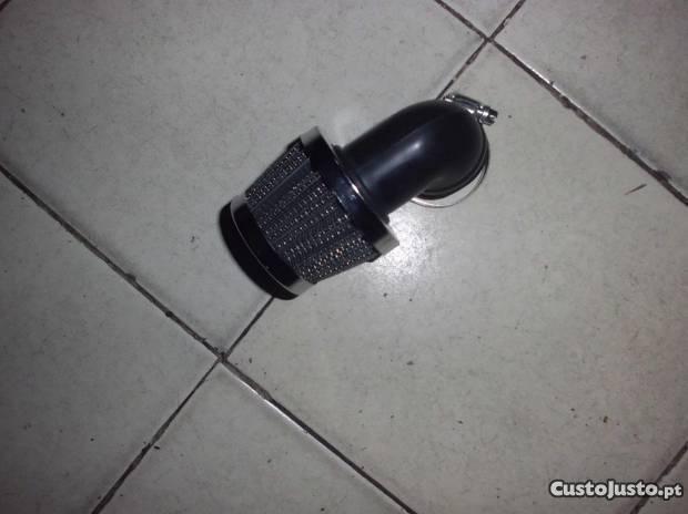filtro ar em rede cromado carborador varios motore