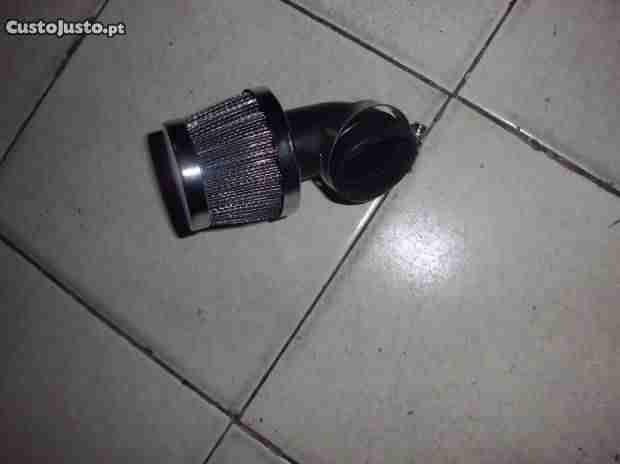 filtro ar em rede cromado carborador varios motore