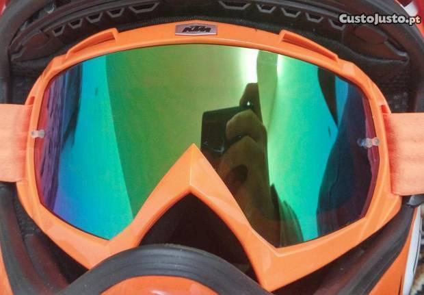 Óculos replica Ktm - lentes espelhadas