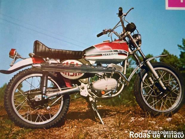 Motorizada casal trial k185 de 1975