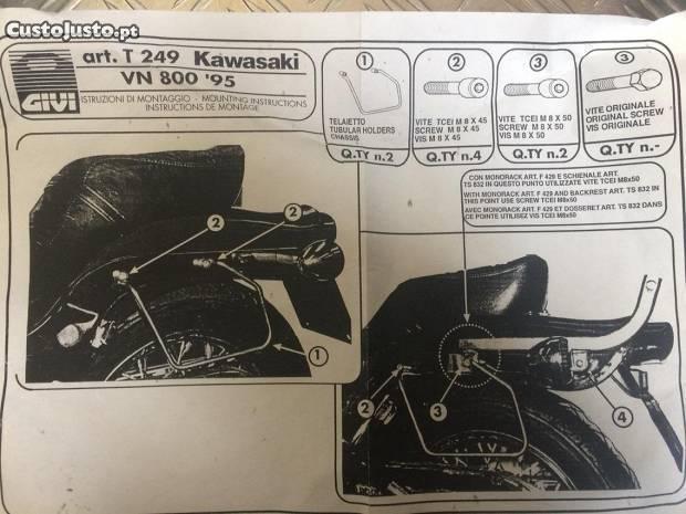 Suporte alforges Givi Kawasaki VN 800
