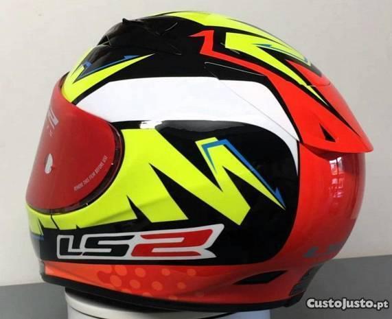 Capacete Ls2 F.Carbono Novo FF323 Viñales, XL