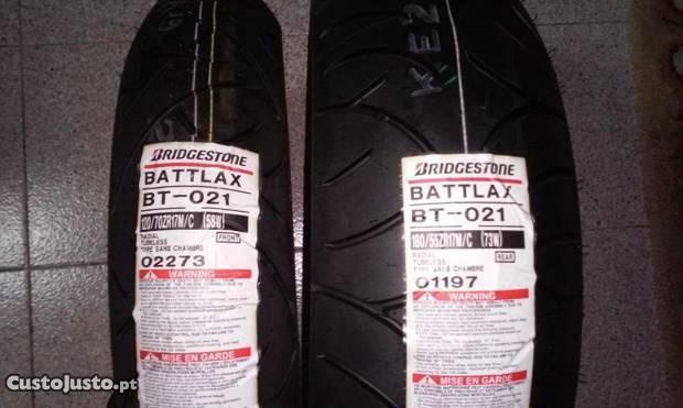 Conjunto pneus mota 120-70-17+180-55-17 bt 021