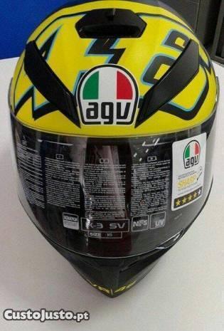 Capacete agv k3-sv v.rossi(NOVO)