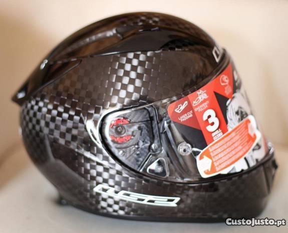 Capacete Ls2 Arrow Carbono ff323 NOVO com Desconto