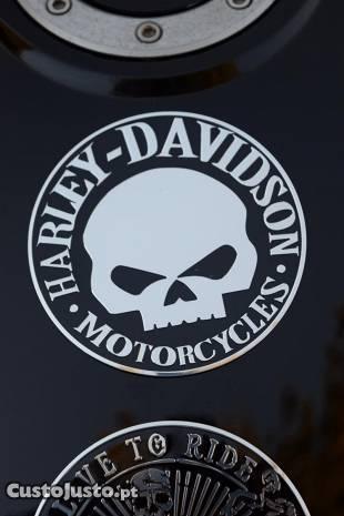 Chapa em relevo autocolante Harley Davidson