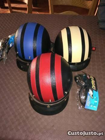 Capacete Mobylette Retro Motorizada
