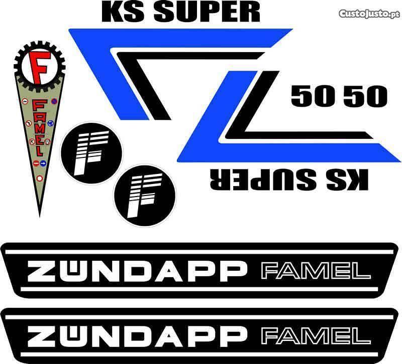 Kit autocolantes Zundapp Famel KS 50 Super