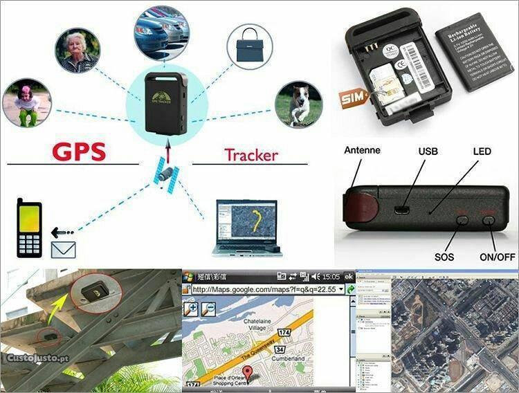 (NOVOS) Localizador GPS GSM car tracker tk102b