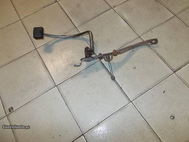 pedal travao e suporte panela de escape famel