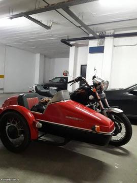 Moto guzzi v65 com Sidecar