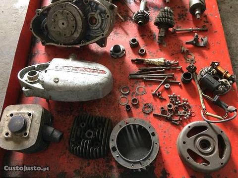 Motor zundapp 4 desmontado