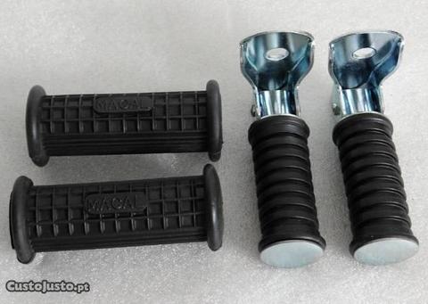 Conjunto de Pousa-Pés p/ Motorizadas Macal