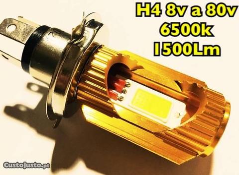 H4 led 8v 80w NOVO
