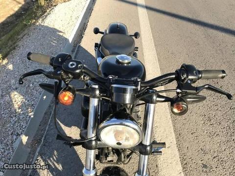Guiador + Cabos para Harley Davidson Sportster