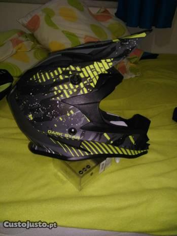 Capacete motocross lazer dark star L