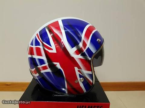 Capacete British Open Face WHite