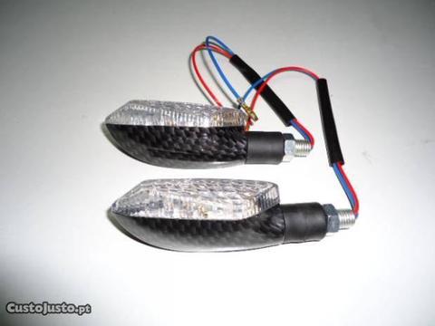 Piscas Led c/estampa Carbono Piscas Led c/estampa Carbono
