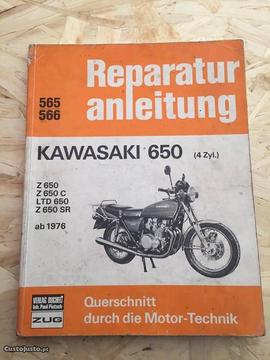 Manual Reparação Kawasaki LTD 650