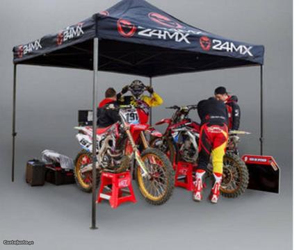 Tenda motocross paddock suzuki yamaha honda moto 4