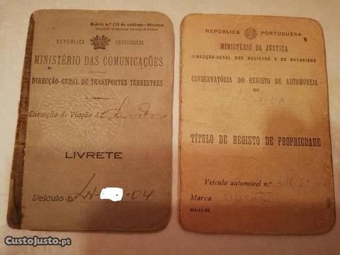 Coleccionismo: Documentos ducati 125 de 1958