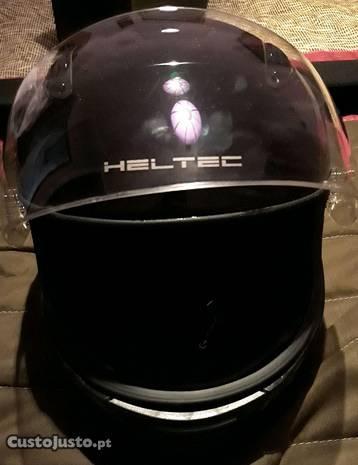 Capacete Heltec 54cm usado apenas 1 vez