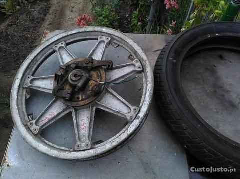 roda casal 125, boss, sachs minor, pneu 100/90-16