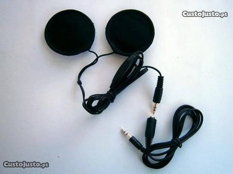 Auscultadores de capacete