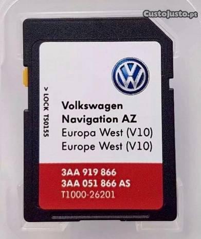 Volkswagen Seat Skoda Cartão SD GPS RNS315 v.10
